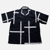 Kondaya Genbei Short Sleeve Shirt BROKEN LATTICE