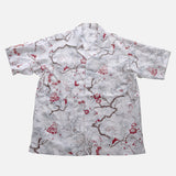 Kondaya Genbei Short Sleeve Shirt SHINANOYORU China Night WHITE